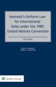 Cover of Honnold's Uniform Law for International Sales under the 1980 UN Convention