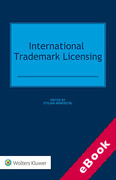 Cover of International Trademark Licensing (eBook)