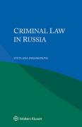 Cover of Criminal Law in Russia