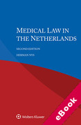 Cover of Medical Law in the Netherlands (eBook)