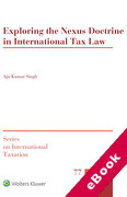 Cover of Exploring the Nexus Doctrine In International Tax Law (eBook)