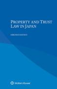 Cover of Property and Trust Law in Japan