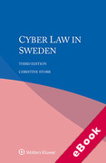 Cover of Cyber Law in Sweden (eBook)