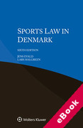 Cover of Sports Law in Denmark (eBook)
