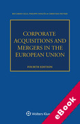 Cover of Corporate Acquisitions and Mergers in the European Union (eBook)