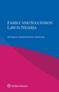 Cover of Family and Succession Law in Nigeria