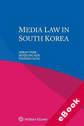 Cover of Media Law in South Korea (eBook)