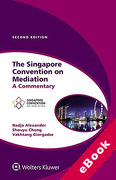 Cover of The Singapore Convention on Mediation: A Commentary (eBook)