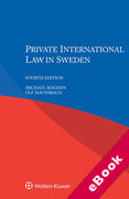 Cover of Private International Law in Sweden (eBook)