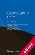 Cover of Sports Law in Italy (eBook)