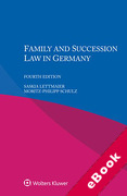 Cover of Family and Succession Law in Germany (eBook)