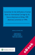 Cover of Convention for the Unification of Certain Rules for International Carriage by Air, Done at Montreal on 28 May 1999 (Montreal Convention of 1999) (eBook)
