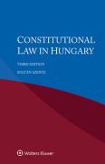 Cover of Constitutional Law in Hungary (eBook)