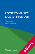 Cover of Environmental Law in Finland (eBook)