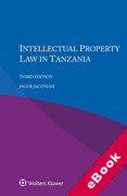 Cover of Intellectual Property Law in Tanzania (eBook)