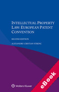 Cover of Intellectual Property Law: European Patent Convention (eBook)