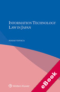 Cover of Information Technology Law in Japan (eBook)