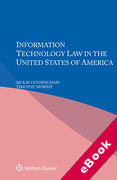 Cover of Information Technology Law in the United States of America (eBook)
