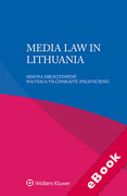 Cover of Media Law in Lithuania (eBook)