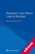 Cover of Property and Trust Law in Nigeria (eBook)