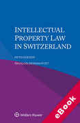 Cover of Intellectual Property Law in Switzerland (eBook)