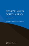 Cover of Sports Law in South Africa