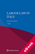 Cover of Labour Law in Italy (eBook)