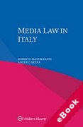 Cover of Media Law in Italy (eBook)