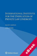 Cover of International Institute for the Unification of Private Law (UNIDROIT) (eBook)