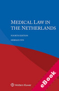 Cover of Medical Law in the Netherlands (eBook)