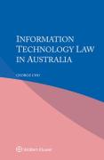 Cover of Information Technology Law in Australia