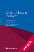 Cover of Labour Law in France (eBook)
