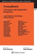 Cover of Privacy@work: A European and Comparative Perspective