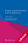 Cover of Family and Succession Law in Portugal (eBook)