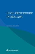 Cover of Civil Procedure in Malawi