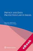 Cover of Privacy and Data Protection in Israel (eBook)