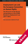 Cover of Employment Law and the European Convention on Human Rights (ECHR): The research of the recent jurisprudence of the ECtHR related to employment law (2017-2021) (eBook)
