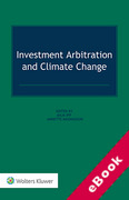 Cover of Investment Arbitration and Climate Change (eBook)
