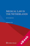 Cover of Medical Law in the Netherlands (eBook)