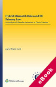 Cover of Hybrid Mismatch Rules and EU Primary Law (eBook)