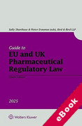 Cover of Guide to EU and UK Pharmaceutical Regulatory Law (eBook)