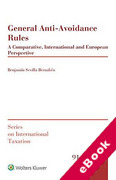Cover of General Anti-Avoidance Rules: A Comparative, International and European Perspective (eBook)