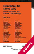 Cover of Restrictions on the Right to Strike: International Law and National Laws in Europe (eBook)