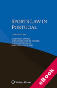 Cover of Sports Law in Portugal (eBook)