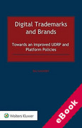 Cover of Digital Trademarks and Brands: Towards an Improved UDRP and Platform Policies (eBook)