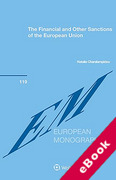 Cover of The Financial and Other Sanctions of the European Union (eBook)