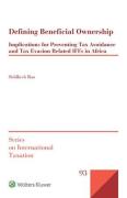 Cover of Defining Beneficial Ownership - Implications for preventing tax avoidance and tax evasion related IFFs in Africa