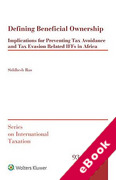 Cover of Defining Beneficial Ownership - Implications for preventing tax avoidance and tax evasion related IFFs in Africa (eBook)