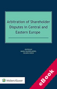 Cover of Arbitration of Shareholder Disputes in Central and Eastern Europe (eBook)