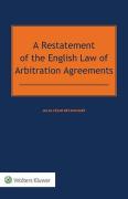 Cover of A Restatement of the English Law of Arbitration Agreements